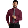 image:imageAlimens amp Gentle French Cuff Regular Fit Dress Shirts Cufflink Included  Office WorkBusiness CasualWeddingFormal EventInterviewcufflinkSoftBreathablePolyester CottonFlexred Flame