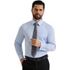 image:imageAlimens amp Gentle French Cuff Regular Fit Dress Shirts Cufflink Included  Office WorkBusiness CasualWeddingFormal EventInterviewcufflinkSoftBreathablePolyester CottonBlue