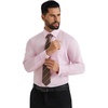 image:imageAlimens amp Gentle French Cuff Regular Fit Dress Shirts Cufflink Included  Office WorkBusiness CasualWeddingFormal EventInterviewcufflinkSoftBreathablePolyester CottonPink