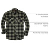 image:imageAlimens amp Gentle Mens Button Down Regular Fit Long Sleeve Plaid Flannel Casual ShirtsArmy Green Buffalo
