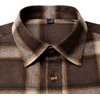 image:imageAlimens amp Gentle Mens Button Down Regular Fit Long Sleeve Plaid Flannel Casual ShirtsBrown Yellow Plaid