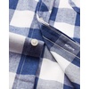 image:imageAlimens amp Gentle Mens Button Down Regular Fit Long Sleeve Plaid Flannel Casual ShirtsDark Bluebeige