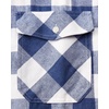 image:imageAlimens amp Gentle Mens Button Down Regular Fit Long Sleeve Plaid Flannel Casual ShirtsDark Bluebeige