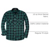 image:imageAlimens amp Gentle Mens Button Down Regular Fit Long Sleeve Plaid Flannel Casual ShirtsGreen Black