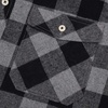 image:imageAlimens amp Gentle Mens Button Down Regular Fit Long Sleeve Plaid Flannel Casual ShirtsGrey Black Plaid