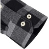 image:imageAlimens amp Gentle Mens Button Down Regular Fit Long Sleeve Plaid Flannel Casual ShirtsGrey Black Plaid