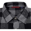 image:imageAlimens amp Gentle Mens Button Down Regular Fit Long Sleeve Plaid Flannel Casual ShirtsGrey Black Plaid
