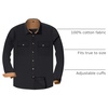 image:imageAlimens amp Gentle Mens Button Down Regular Fit Long Sleeve Plaid Flannel Casual ShirtsHeavyweightblack