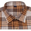 image:imageAlimens amp Gentle Mens Button Down Regular Fit Long Sleeve Plaid Flannel Casual ShirtsLight Brown Yelaid