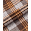 image:imageAlimens amp Gentle Mens Button Down Regular Fit Long Sleeve Plaid Flannel Casual ShirtsLight Brown Yelaid