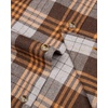 image:imageAlimens amp Gentle Mens Button Down Regular Fit Long Sleeve Plaid Flannel Casual ShirtsLight Brown Yelaid