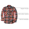 image:imageAlimens amp Gentle Mens Button Down Regular Fit Long Sleeve Plaid Flannel Casual ShirtsMulticoloured
