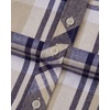 image:imageAlimens amp Gentle Mens Button Down Regular Fit Long Sleeve Plaid Flannel Casual ShirtsNavy Beige