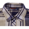 image:imageAlimens amp Gentle Mens Button Down Regular Fit Long Sleeve Plaid Flannel Casual ShirtsNavy Beige