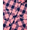 image:imageAlimens amp Gentle Mens Button Down Regular Fit Long Sleeve Plaid Flannel Casual ShirtsPink Navy Plaid