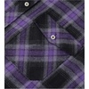 image:imageAlimens amp Gentle Mens Button Down Regular Fit Long Sleeve Plaid Flannel Casual ShirtsPurple Grey Black