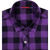 image:imageAlimens amp Gentle Mens Button Down Regular Fit Long Sleeve Plaid Flannel Casual ShirtsPurple Plaid