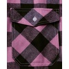 image:imageAlimens amp Gentle Mens Button Down Regular Fit Long Sleeve Plaid Flannel Casual ShirtsRosyblack