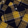 image:imageAlimens amp Gentle Mens Button Down Regular Fit Long Sleeve Plaid Flannel Casual ShirtsYellow Navy Plaid