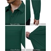 image:imageAlimens amp Gentle Mens Dress Shirts Long Sleeve Stretch Button Down Shirt  Wrinkle FreeRegular FitPocketWeddingCasualBusinessWorkChurchButton Up ShirtCollaredGraduationGreen