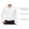 image:imageAlimens amp Gentle Mens Dress Shirts Long Sleeve Stretch Button Down Shirt  Wrinkle FreeRegular FitPocketWeddingCasualBusinessWorkChurchButton Up ShirtCollaredGraduationIvory