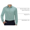 image:imageAlimens amp Gentle Mens Dress Shirts Long Sleeve Stretch Button Down Shirt  Wrinkle FreeRegular FitPocketWeddingCasualBusinessWorkChurchButton Up ShirtCollaredGraduationSage Green