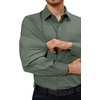 image:imageAlimens amp Gentle Mens Dress Shirts Long Sleeve Stretch Button Down Shirt  Wrinkle FreeRegular FitPocketWeddingCasualBusinessWorkChurchButton Up ShirtCollaredGraduationLight Green