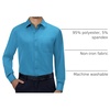 image:imageAlimens amp Gentle Mens Dress Shirts Long Sleeve Stretch Button Down Shirt  Wrinkle FreeRegular FitPocketWeddingCasualBusinessWorkChurchButton Up ShirtCollaredGraduationTeal
