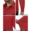 image:imageAlimens amp Gentle Mens Dress Shirts Long Sleeve Stretch Button Down Shirt  Wrinkle FreeRegular FitPocketWeddingCasualBusinessWorkChurchButton Up ShirtCollaredGraduationRed