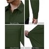 image:imageAlimens amp Gentle Mens Dress Shirts Long Sleeve Stretch Button Down Shirt  Wrinkle FreeRegular FitPocketWeddingCasualBusinessWorkChurchButton Up ShirtCollaredGraduationArmy Green