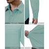 image:imageAlimens amp Gentle Mens Dress Shirts Long Sleeve Stretch Button Down Shirt  Wrinkle FreeRegular FitPocketWeddingCasualBusinessWorkChurchButton Up ShirtCollaredGraduationSage Green