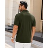image:imageAlimens amp Gentle Mens Polo Shirt Stretch Short Sleeve Dry Fit Golf Shirts Moisture Wicking Breathable Tops Daily Tennis SportArmy Green