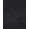 image:imageAlimens amp Gentle Mens Short Sleeve Dress Shirts Wrinkle Free Untucked Casual Button Down ShirtBlack