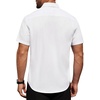 image:imageAlimens amp Gentle Mens Short Sleeve Dress Shirts Wrinkle Free Untucked Casual Button Down ShirtWhite