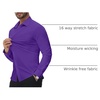 image:imageAlimens amp Gentle Stretch Mens Dress Shirts Slim Fit Long Sleeve Casual Skinny Muscle Fit Wrinkle Free Button Down ShirtPurple