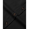 image:imageAlimensampGentle Mens Flannel Shacket Cotton Regular Fit Holiday Outfit  Casual Classic Outfit Cotton Shacket Winter Warmth Family Party Outdoor Regular Fit Pocket Button UpBlack