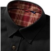 image:imageAlimensampGentle Mens Flannel Shacket Cotton Regular Fit Holiday Outfit  Casual Classic Outfit Cotton Shacket Winter Warmth Family Party Outdoor Regular Fit Pocket Button UpBlack