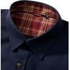 image:imageAlimensampGentle Mens Flannel Shacket Cotton Regular Fit Holiday Outfit  Casual Classic Outfit Cotton Shacket Winter Warmth Family Party Outdoor Regular Fit Pocket Button UpNavy Blue