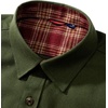image:imageAlimensampGentle Mens Flannel Shacket Cotton Regular Fit Holiday Outfit  Casual Classic Outfit Cotton Shacket Winter Warmth Family Party Outdoor Regular Fit Pocket Button UpGreen Army