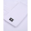 image:imageMens Dress Shirts French Cuff Regular Fit Formal Tuxedo Cufflinks Shirt  French cuff Cufflinks shirt Long sleeve Regular fit for Wedding Prom Business Fathers day Evening Formal occasionWhite