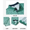 image:imageMens Polo Shirts Dry Fit Breathable Printed Golf Shirt Summer  Dry Fit Stretch Moisture Wicking Upf Lightweight Pattern Casual Business Tennis Sport Beach Holiday Party GiftTeal Hawaii Ocean