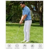 image:imageMens Polo Shirts Dry Fit Breathable Printed Golf Shirt Summer  Dry Fit Stretch Moisture Wicking Upf Lightweight Pattern Casual Business Tennis Sport Beach Holiday Party GiftBlue Dinosaur