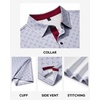 image:imageMens Polo Shirts Dry Fit Breathable Printed Golf Shirt Summer  Dry Fit Stretch Moisture Wicking Upf Lightweight Pattern Casual Business Tennis Sport Beach Holiday Party GiftLight Gray Golf