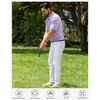 image:imageMens Polo Shirts Dry Fit Breathable Printed Golf Shirt Summer  Dry Fit Stretch Moisture Wicking Upf Lightweight Pattern Casual Business Tennis Sport Beach Holiday Party GiftGrey Purple Ocean