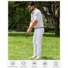 image:imageMens Polo Shirts Dry Fit Breathable Printed Golf Shirt Summer  Dry Fit Stretch Moisture Wicking Upf Lightweight Pattern Casual Business Tennis Sport Beach Holiday Party GiftWhite Golf