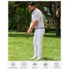 image:imageMens Polo Shirts Dry Fit Breathable Printed Golf Shirt Summer  Dry Fit Stretch Moisture Wicking Upf Lightweight Pattern Casual Business Tennis Sport Beach Holiday Party GiftWhite Navy