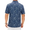 image:imageMens Polo Shirts Dry Fit Breathable Printed Golf Shirt Summer  Dry Fit Stretch Moisture Wicking Upf Lightweight Pattern Casual Business Tennis Sport Beach Holiday Party GiftNavy Blue Paisley