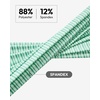 image:imageMens Polo Shirts Dry Fit Breathable Printed Golf Shirt Summer  Dry Fit Stretch Moisture Wicking Upf Lightweight Pattern Casual Business Tennis Sport Beach Holiday Party GiftGreen White Stripe