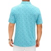 image:imageMens Polo Shirts Dry Fit Breathable Printed Golf Shirt Summer  Dry Fit Stretch Moisture Wicking Upf Lightweight Pattern Casual Business Tennis Sport Beach Holiday Party GiftBlue Funny Ocean