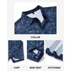 image:imageMens Polo Shirts Dry Fit Breathable Printed Golf Shirt Summer  Dry Fit Stretch Moisture Wicking Upf Lightweight Pattern Casual Business Tennis Sport Beach Holiday Party GiftNavy Blue Paisley